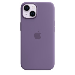 Чохол-накладка (силіконовий) для iPhone 14 Silicone Case with MagSafe High Copy Iris