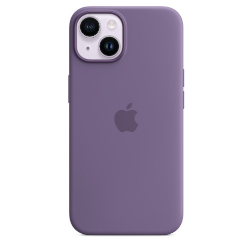 Чехол-накладка (силиконовый) для iPhone 14 Silicone Case with MagSafe High Copy Iris