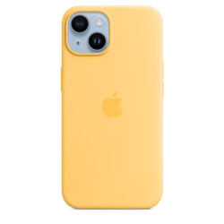 Чохол-накладка (силіконовий) для iPhone 14 Silicone Case with MagSafe High Copy Sun Glow