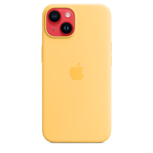 Чехол-накладка (силиконовый) для iPhone 14 Silicone Case with MagSafe High Copy Sun Glow