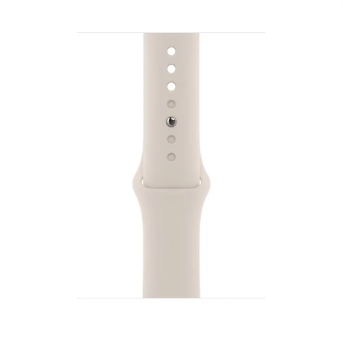 Apple Watch SE 2 GPS 44mm Starlight Aluminum Case w. Starlight Sport Band - S/M (MNTD3, MNLA3)