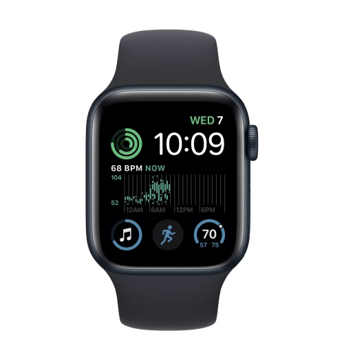 Apple Watch SE 2 GPS + Cellular 40mm Midnight Aluminum Case w. Midnight S. Band - M/L (MNTN3/MRGC3/MRG93)