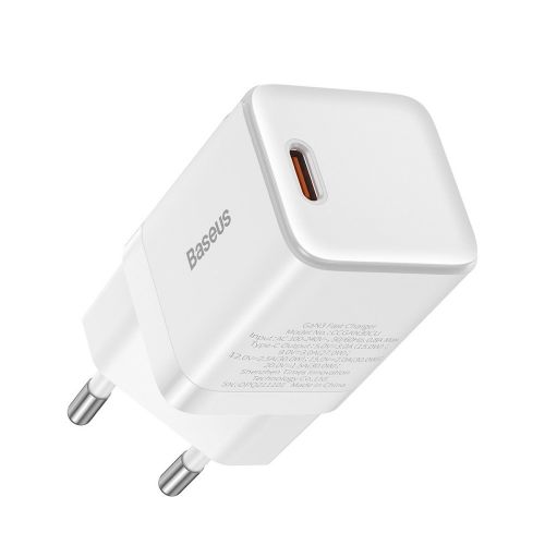 Baseus GaN3 Fast Charger 30W 1 Type-C White (CCGN010102)