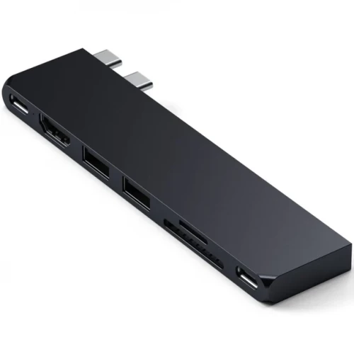 Satechi Aluminum USB-C Pro Hub Slim Adapter Midnight (ST-HUCPHSD)