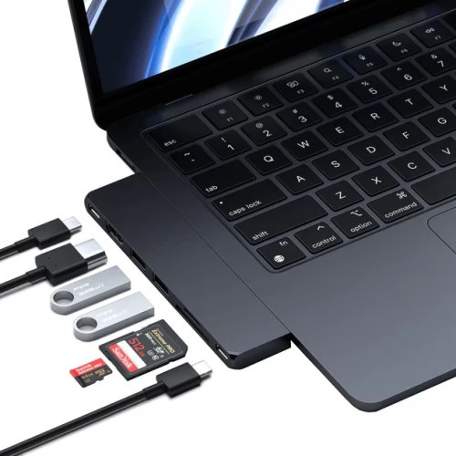 Satechi Aluminum USB-C Pro Hub Slim Adapter Midnight (ST-HUCPHSD)