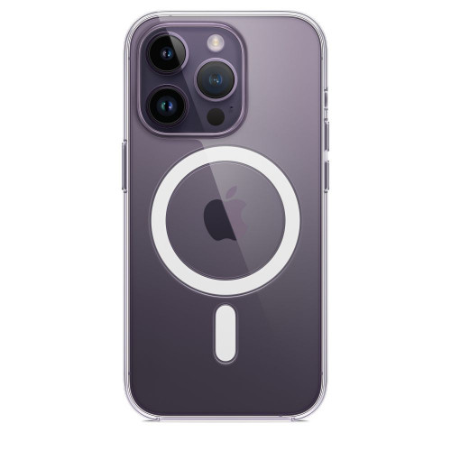 Чехол-накладка (пластиковый) Apple iPhone 14 Pro Max Clear Case with MagSafe High Copy