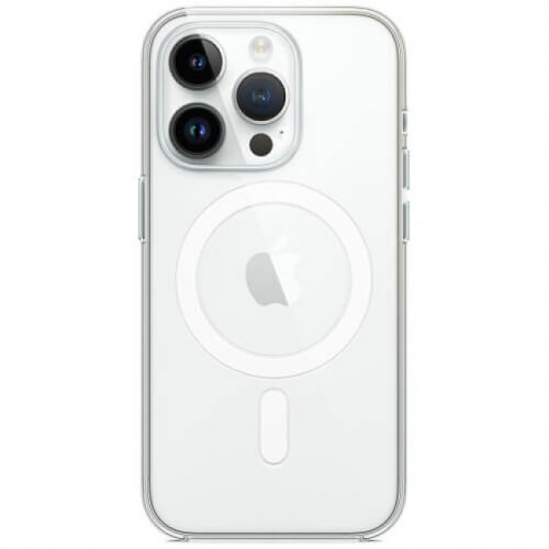 Чехол-накладка (пластиковый) Apple iPhone 14 Pro Max Clear Case with MagSafe High Copy