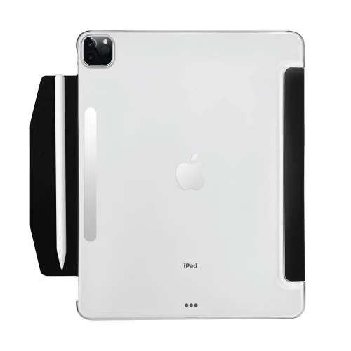 Чохол-книжка (шкіряний) Apple iPad Pro 12.9" 2022/2021/2020 Macally Protective Case and Stand Black (BSTANDP6L-B)