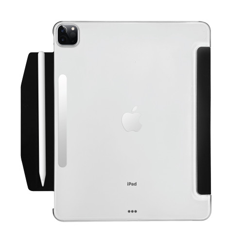 Чохол-книжка (шкіряний) Apple iPad Pro 12.9" 2022/2021/2020 Macally Protective Case and Stand Black (BSTANDP6L-B)