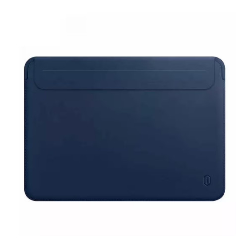 Чехол-папка (кожаный) Apple MacBook Pro 13"/MacBook Air 13" WIWU Skin Pro 2 Leather Sleeve Navy Blue