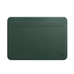 Чохол-папка (шкіряний) Apple MacBook Air 13.6" M2 2022 WIWU Skin Pro 2 Leather Sleeve Forest Green