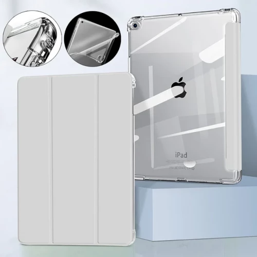 Чехол-книжка (полиуретановый) Apple iPad 10.2" 2019/2020 Funda Case Light Gray