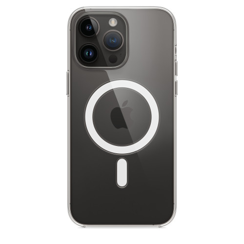 Чехол-накладка (пластиковый) для iPhone 15 Pro Max Clear Case with MagSafe High Copy