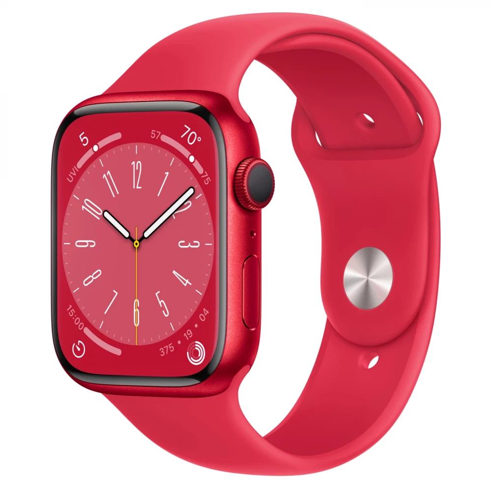 Apple Watch Series 8 GPS 45mm Product Red Aluminum Case w. Product Red S. Band M/L (MNUU3)