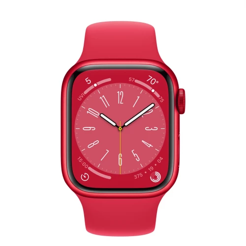Apple Watch Series 8 GPS + Cellular 41mm PRODUCT RED Al. Case w. PRODUCT RED S. Band - M/L (MNV63)