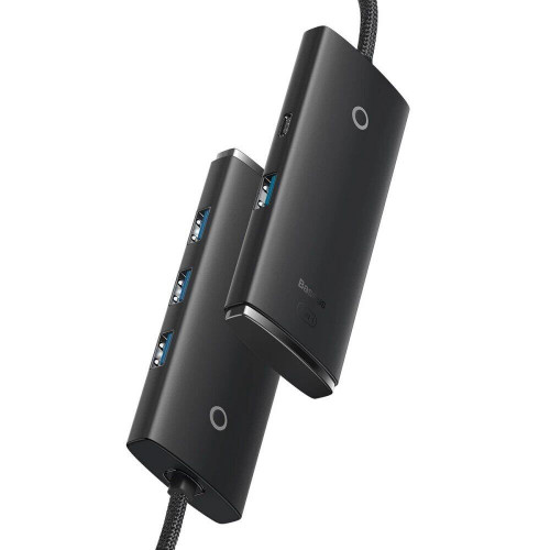 Baseus Lite Series 4-Port Type-C HUB Black (WKQX030301)