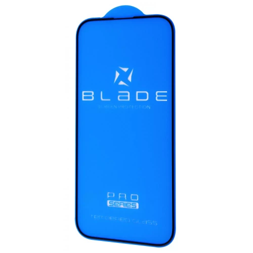 Защитное стекло Apple iPhone 15 Pro Max BLADE ANTISTATIC Series Full Glue Black
