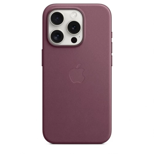 Чохол-накладка (тканинний) Apple iPhone 15 Pro FineWoven Case with MagSafe Mulberry (MT4L3)