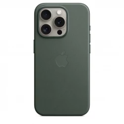 Чохол-накладка (тканинний) Apple iPhone 15 Pro FineWoven Case with MagSafe Evergreen (MT4U3)