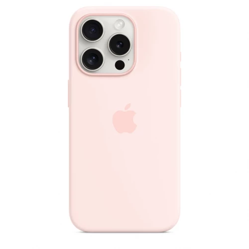 Чохол-накладка (силіконовий) Apple iPhone 15 Pro Silicone Case with MagSafe Light Pink (MT1F3)