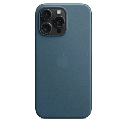 Чохол-накладка (тканинний) Apple iPhone 15 Pro Max FineWoven Case with MagSafe Pacific Blue (MT4Y3)