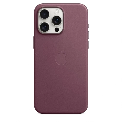 Чохол-накладка (тканинний) Apple iPhone 15 Pro Max FineWoven Case with MagSafe Mulberry (MT4X3)