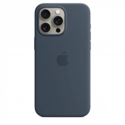 Чохол-накладка (силіконовий) Apple iPhone 15 Pro Max Silicone Case with MagSafe Storm Blue (MT1P3)