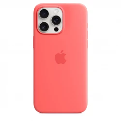 Чохол-накладка (силіконовий) Apple iPhone 15 Pro Max Silicone Case with MagSafe Guava (MT1V3)