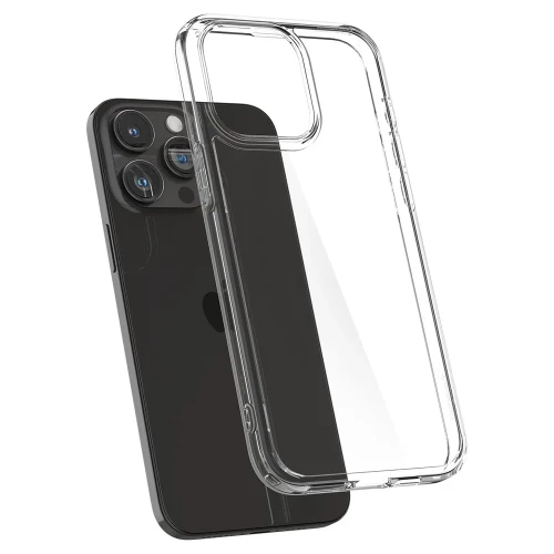 Чехол-накладка (силиконовый) Apple iPhone 15 Pro Spigen Ultra Hybrid Crystal Clear (ACS06707)