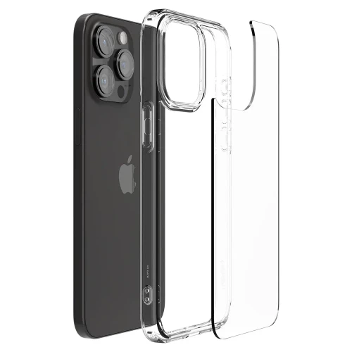 Чехол-накладка (силиконовый) Apple iPhone 15 Pro Spigen Ultra Hybrid Crystal Clear (ACS06707)