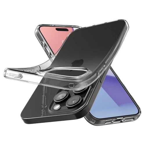 Чехол-накладка (силиконовый) Apple iPhone 15 Pro Spigen Liquid Crystal Clear (ACS06699)