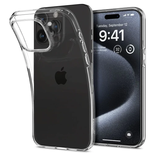 Чехол-накладка (силиконовый) Apple iPhone 15 Pro Spigen Liquid Crystal Clear (ACS06699)