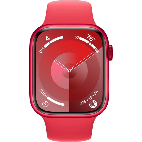 Apple Watch Series 9 GPS + Cellular 45mm PRODUCT RED Alu. Case w. PRODUCT RED S. Band - M/L (MRYG3)