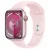 Apple Watch Series 9 GPS + Cellular 45mm Pink Alu. Case w. Light Pink Sport Band - S/M (MRMK3)