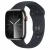 Apple Watch Series 9 GPS + Cellular 45mm Graphite S. Steel Case w. Midnight S. Band - M/L (MRMW3)