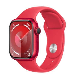 Apple Watch Series 9 GPS 41mm PRODUCT RED Alu. Case w. PRODUCT RED S. Band - M/L (MRXH3)