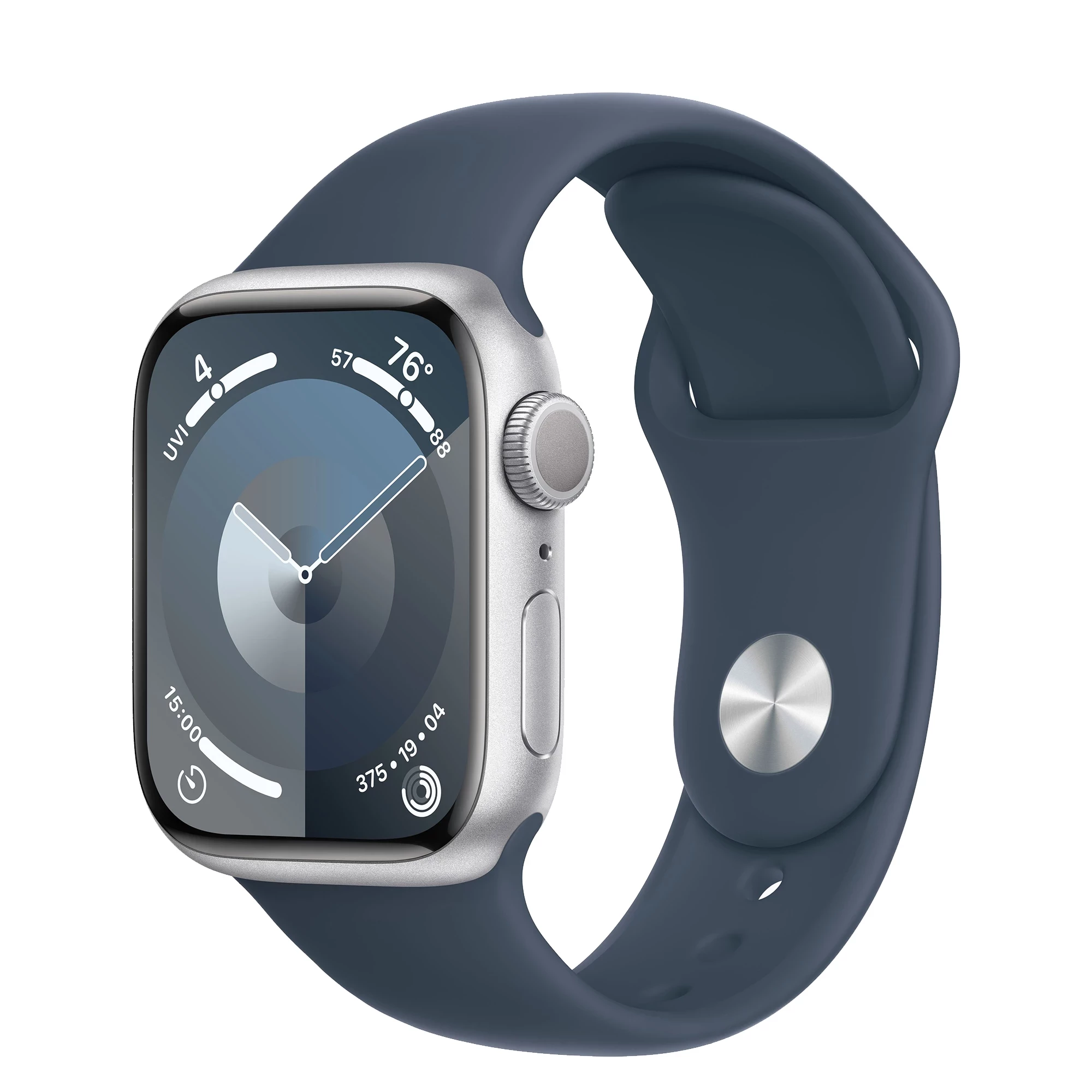 Apple Watch 本体 Apple Watch Series 9 GPS 41mm Silver Alu. Case w. Storm Blue S