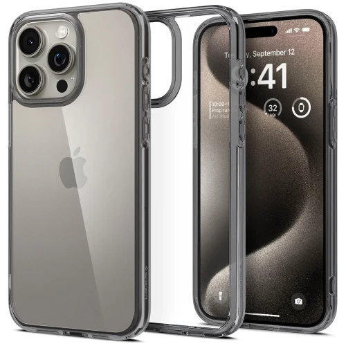 Чехол-накладка (силиконовый) Apple iPhone 15 Pro Max Spigen Ultra Hybrid Space Crystal (ACS06575)
