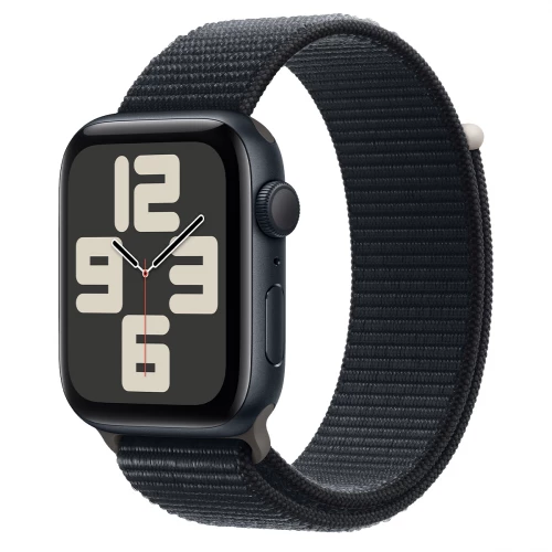 Apple Watch SE 2 GPS 44mm Midnight Aluminium Case with Midnight Sport Loop (MREA3)