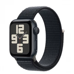 Apple Watch SE 2 GPS 40mm Midnight Aluminium Case with Midnight Sport Loop (MRE03)