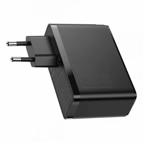 Baseus GaN2 Pro Quick Charger 100W 2Type-C + 2USB Black (CCGAN2P-L01)