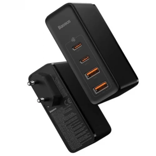 Baseus GaN2 Pro Quick Charger 100W 2Type-C + 2USB Black (CCGAN2P-L01)