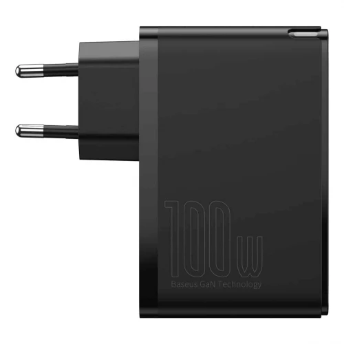 Baseus GaN2 Pro Quick Charger 100W 2Type-C + 2USB Black (CCGAN2P-L01)