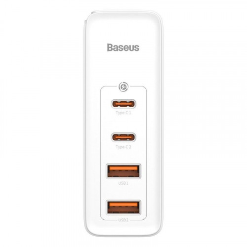 Baseus GaN2 Pro Quick Charger 100W 2Type-C + 2USB White (CCGAN2P-L02)