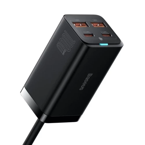 Baseus GaN3 Pro 100W 2 Type-C + 2 USB Black (CCGP000101)