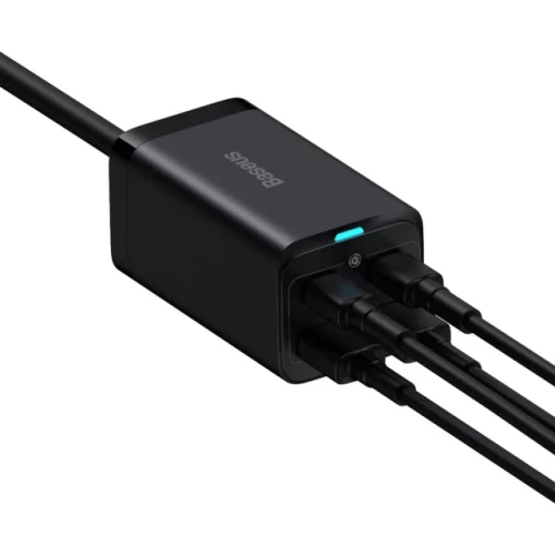 Baseus GaN3 Pro 100W 2 Type-C + 2 USB Black (CCGP000101)