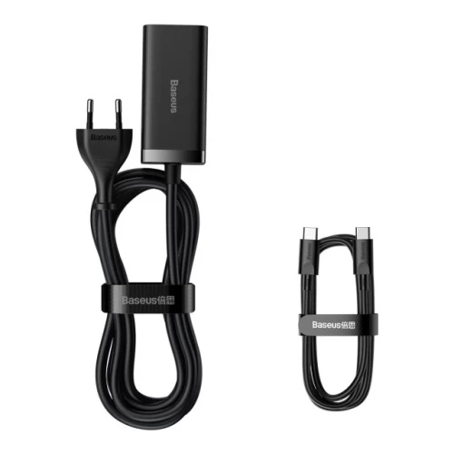 Baseus GaN3 Pro 100W 2 Type-C + 2 USB Black (CCGP000101)