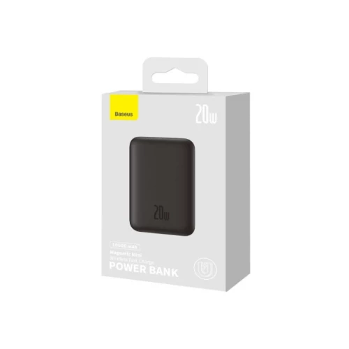 Baseus Magnetic Mini Wireless Fast Charge Overseas Edition 20W 10000 mAh Black (PPCX070001)