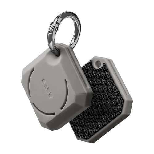 Брелок (силиконовый) для AirTag LAUT HUEX GEM Grey (L_AT_HG_GY)