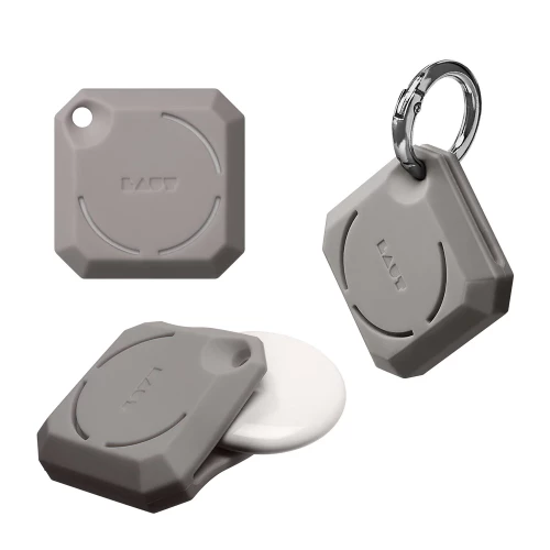 Брелок (силиконовый) для AirTag LAUT HUEX GEM Grey (L_AT_HG_GY)